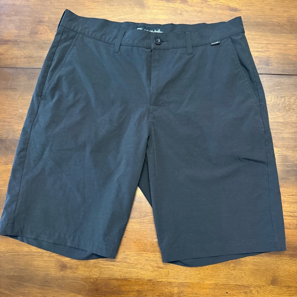 Travis Mathew Black Performance Chino Shorts